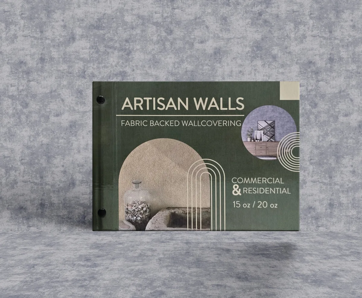 Artisan Walls fabric-backed wallcovering sample book