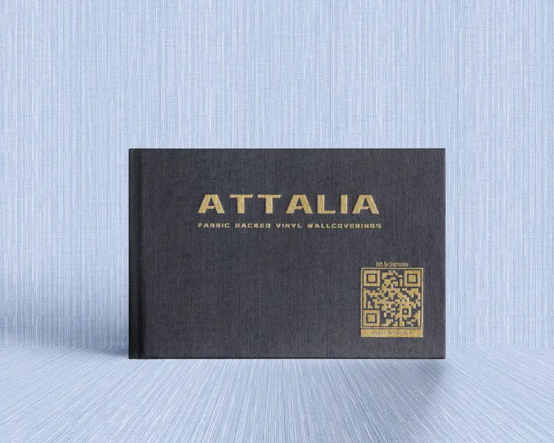 Attalia fabric-backed wallcovering sample book